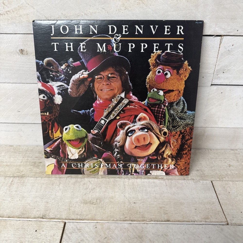 John Denver And The Muppets A Christmas Together Vinyl Record 1979 No Poster